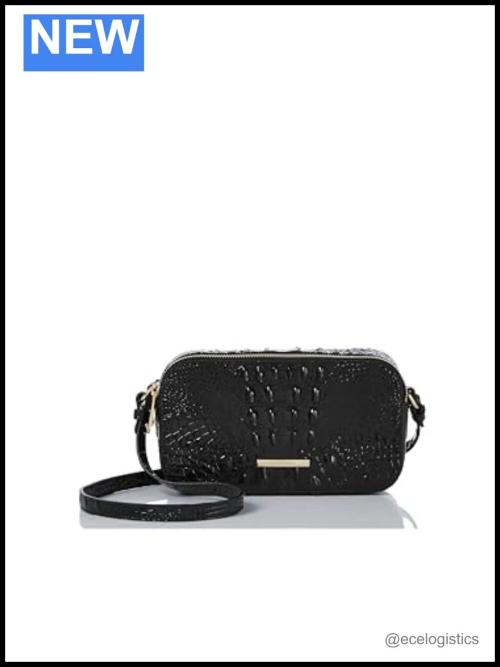 Genuine Leather Crossbody Handbag with Adjustable Strap